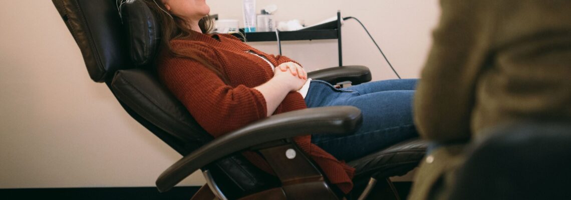 Woman Receiving Neurofeedback Therapy
